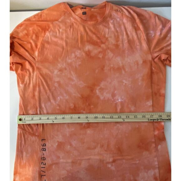 Lululemon Always Agile Short Sleeve Shirt Training Anti Stink Lycra Blend No Tag - Picture 7 of 11